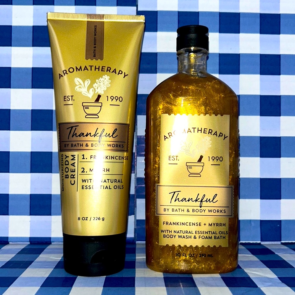 Bath & Body Works Aromatherapy THANKFUL Set